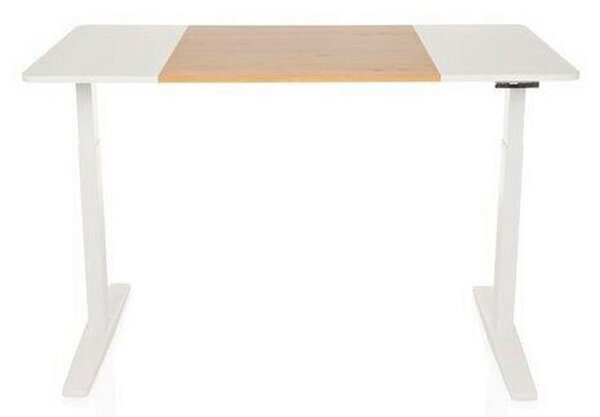 MID.YOU Pisalna Miza Stand T3, Bela, Hrast