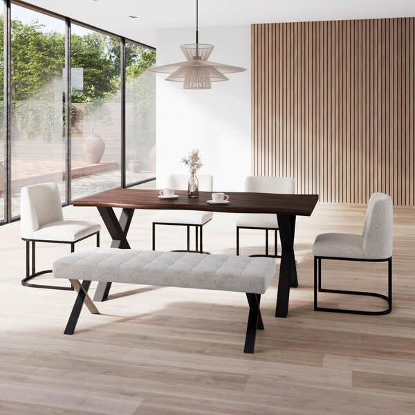 Bessagi Home Jedilna Miza Laurel, Barva Oreha, 180x90