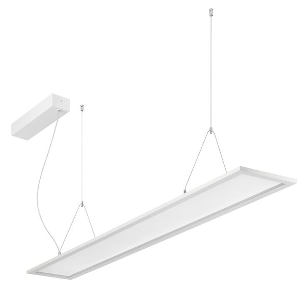 BRUMBERG LED-visoka lampa Adara 149,5 cm, vklop/izklop, 2CCT, prosojna, Bela, Študija / pisarna, Aluminij