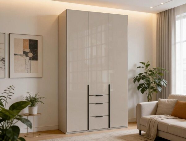 Premium Living Omara S Klasičnimi Vrati New York, Sivobež