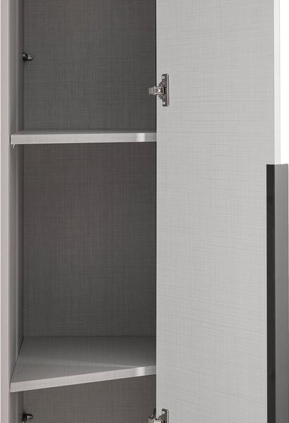 Premium Living Poševna Omara New York, Sivobež