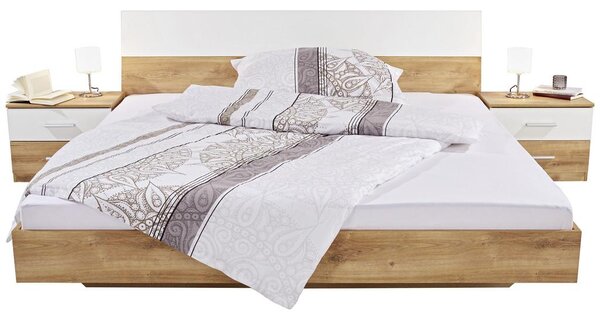 Modern Living Spalnica Katrin, Bela, Barva Hrasta, 4-Delna