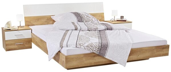 Modern Living Spalnica Katrin, Bela, Barva Hrasta, 4-Delna