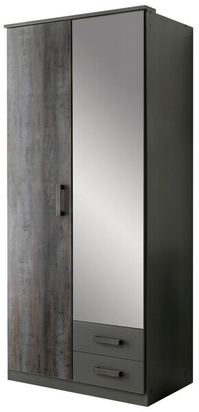 Modern Living Omara S Klasičnimi Vrati Steel, Barva Grafita