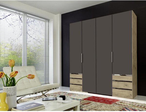 Modern Living Omara S Klasičnimi Vrati Level 36 A, Barva Grafita