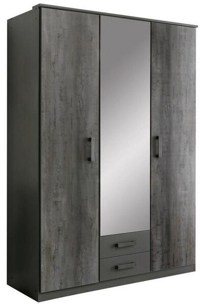 Modern Living Omara S Klasičnimi Vrati Steel, Barva Grafita