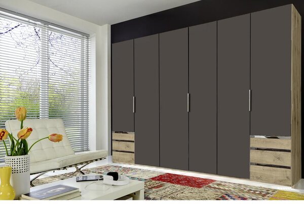 Modern Living Omara S Klasičnimi Vrati Level 36 A, Barva Grafita