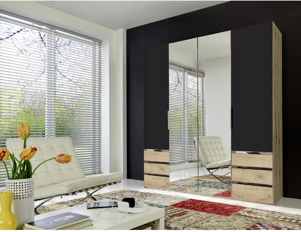 Modern Living Omara S Klasičnimi Vrati Level 36 A, Barva Grafita