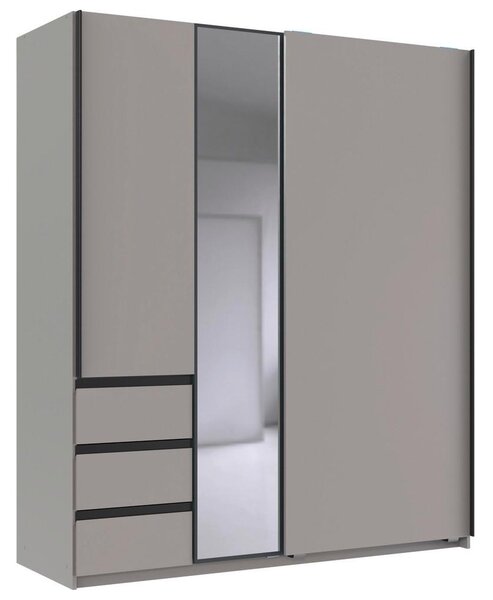 Modern Living Omara Z Drsnimi Vrati Adria, Sivobež, Barva Grafita