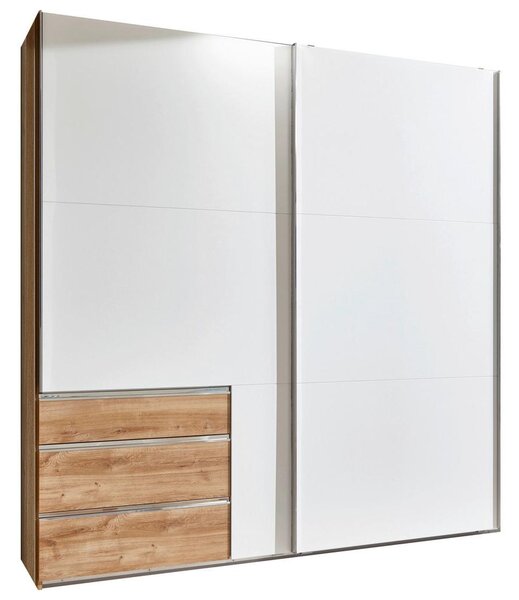 Modern Living Omara Z Drsnimi Vrati Level 36 A, Bela, Barva Hrasta