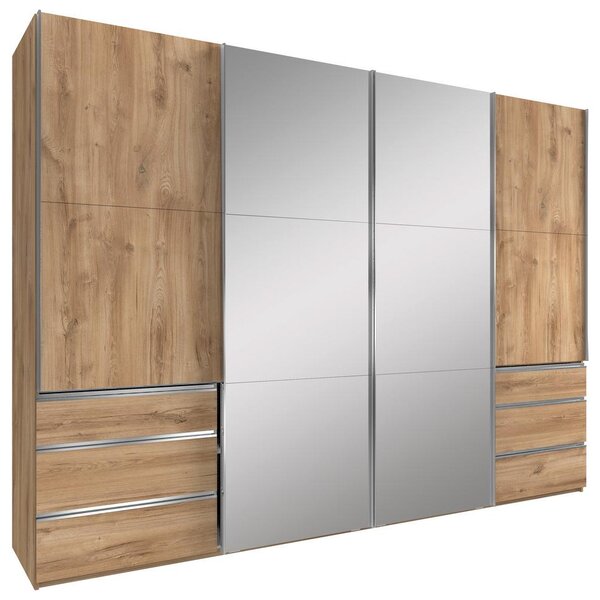 Modern Living Omara Z Drsnimi Vrati Level 36 A, Barva Hrasta