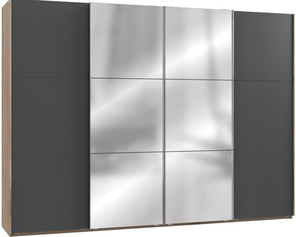 Modern Living Omara Z Drsnimi Vrati Level 36 A, Barva Grafita
