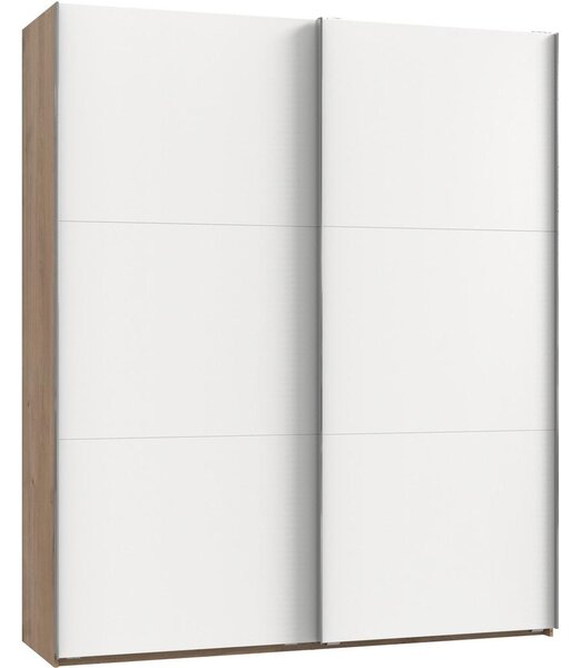 Modern Living Omara Z Drsnimi Vrati Level 36 A, Bela, Barva Hrasta