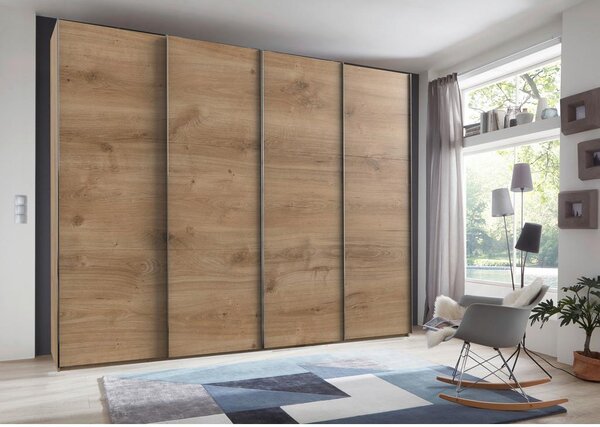 Modern Living Omara Z Drsnimi Vrati Level 36 A, Barva Hrasta