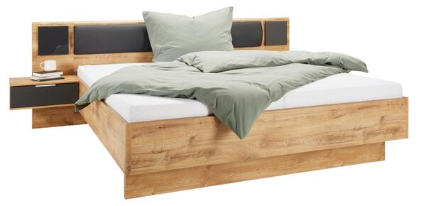 Modern Living Posteljna Garnitura Valencia, Barva Hrasta, Siva