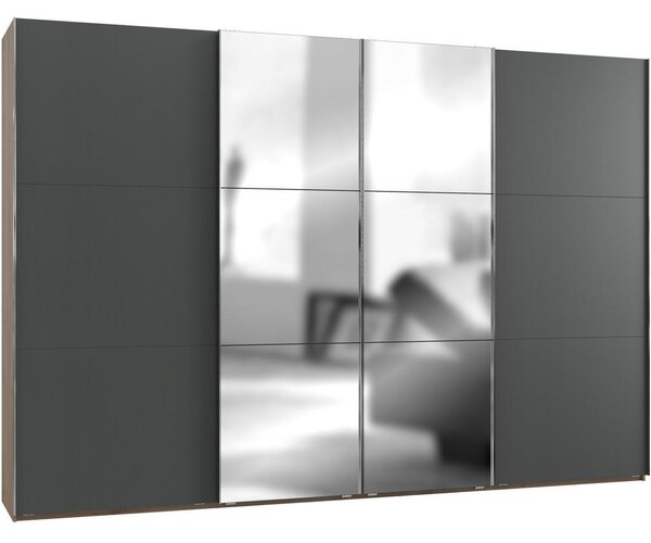 Modern Living Omara Z Drsnimi Vrati Level 36 A, Barva Grafita