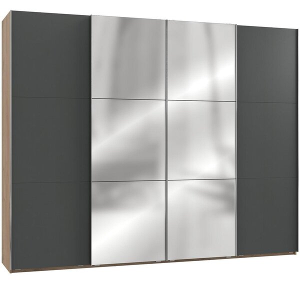 Modern Living Omara Z Drsnimi Vrati Level 36 A, Barva Grafita