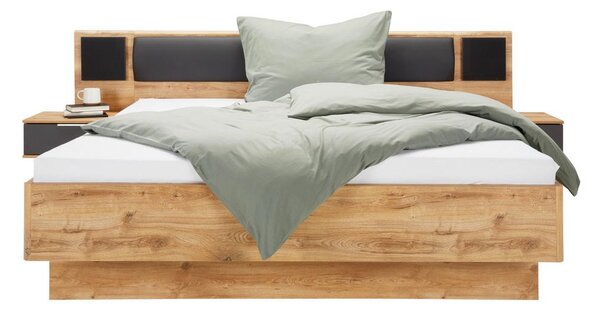 Modern Living Posteljna Garnitura Valencia, Barva Hrasta, Siva