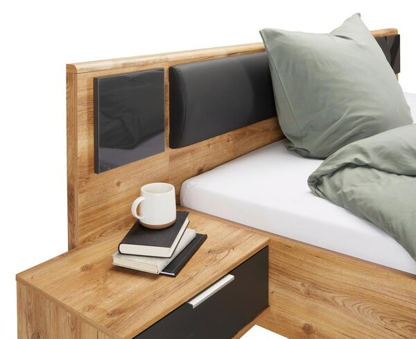 Modern Living Posteljna Garnitura Valencia, Barva Hrasta, Siva