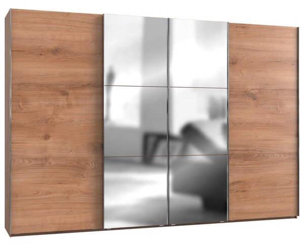 Modern Living Omara Z Drsnimi Vrati Level 36 A, Barva Hrasta