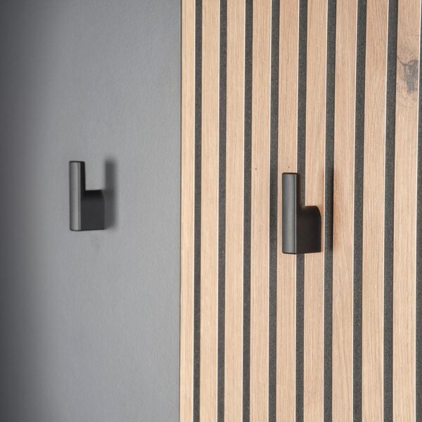 Mömax Garderobni Panel Clever, Barva Hrast, Antracit