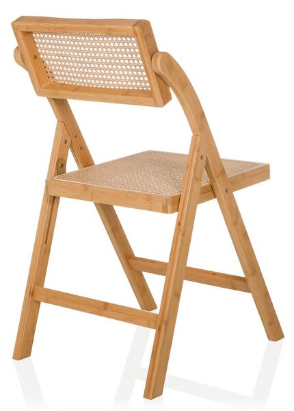 Gardenson Zložljiv Stol Tudela Bamboo, Rjava