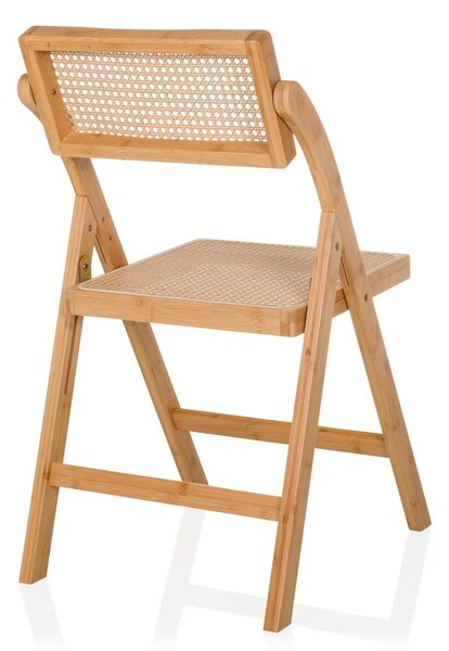 Gardenson Zložljiv Stol Tudela Bamboo, Rjava