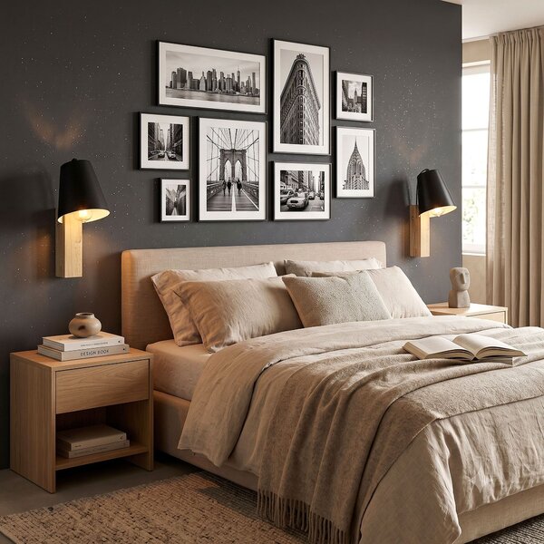 Stenska svetilka LOFT APP1279-1W BLACK