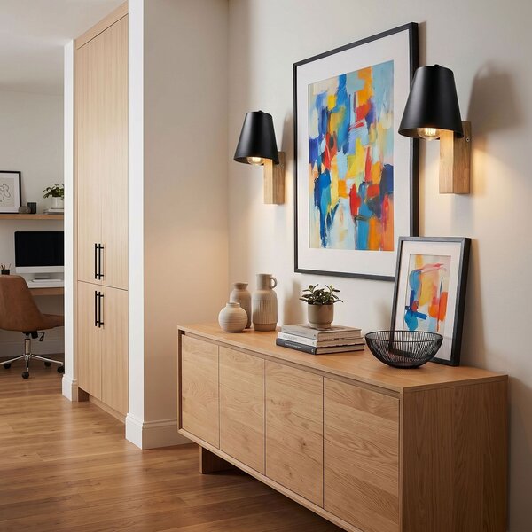 Stenska svetilka LOFT APP1279-1W BLACK