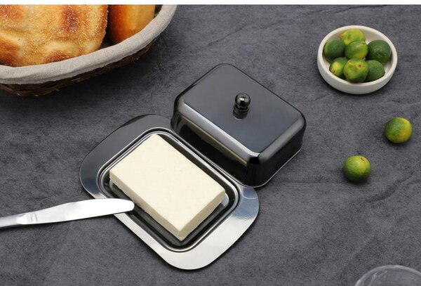 Echtwerk Posodica Za Maslo Butterdose, Črna