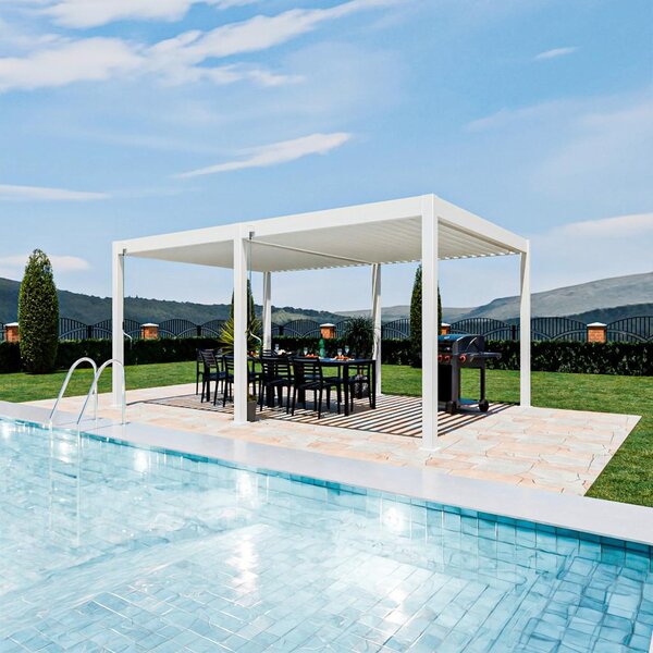 Gardenson Pergola Superior, Bela, 3,6x5,3m