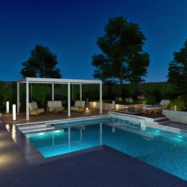 Gardenson Pergola Superior, Bela, 3,6x5,3m