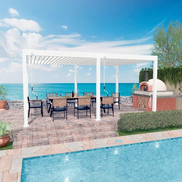 Gardenson Pergola Superior, Bela, 3x6m
