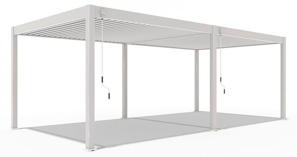 Gardenson Pergola Superior, Biserna Barva, 3,6x7,2m