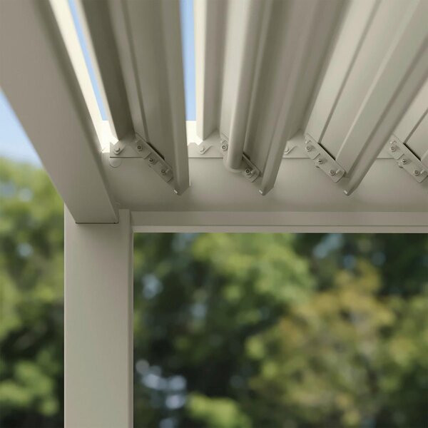 Gardenson Pergola Trumpf, Biserna Barva, 3x6m