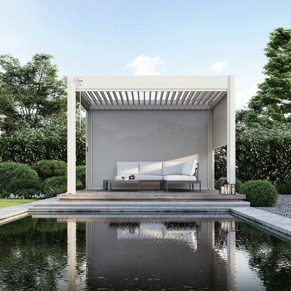 Gardenson Pergola Trumpf, Biserna Barva, 3x3,6m
