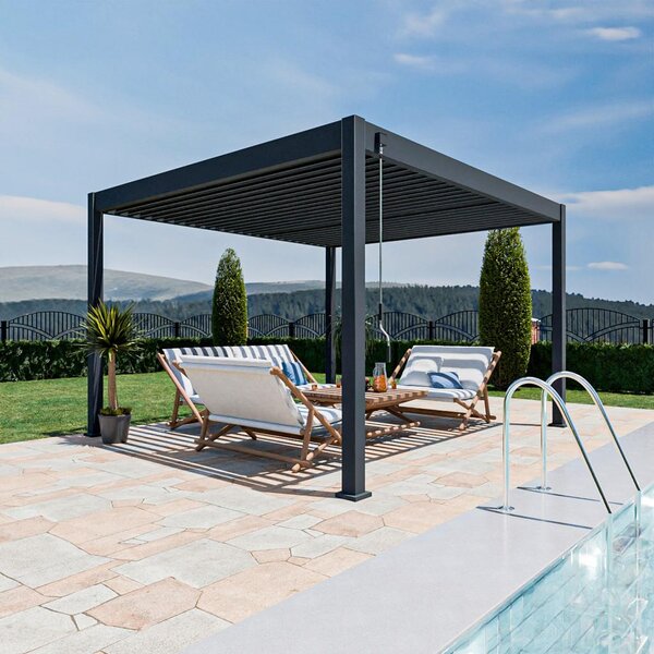 Gardenson Pergola Superior, Antracit, 3,6x4m