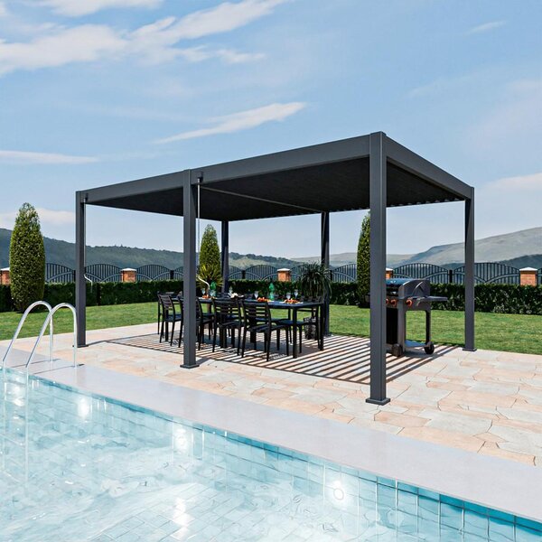 Gardenson Pergola Superior, Antracit, 3,6x5,3m