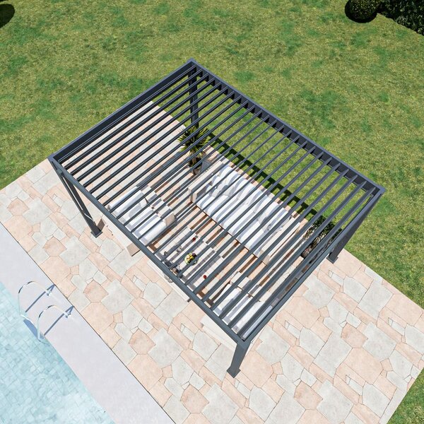 Gardenson Pergola Superior, Antracit, 3x4m