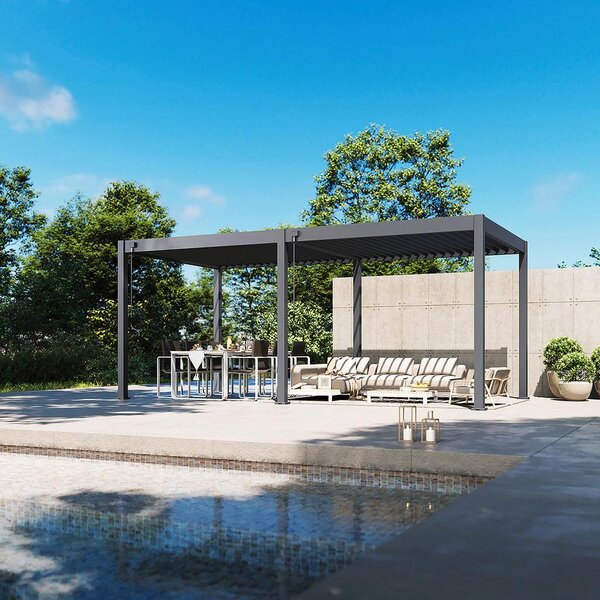 Gardenson Pergola Trumpf, Antracit, 3x6m