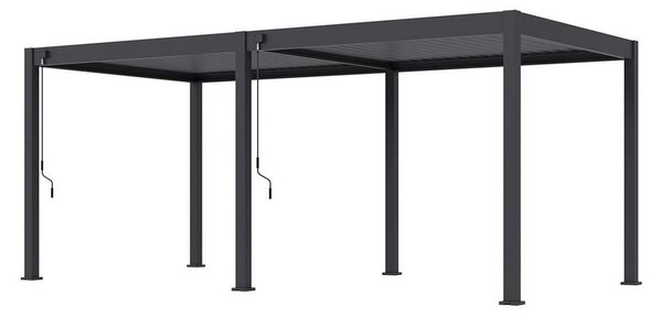 Gardenson Pergola Trumpf, Antracit, 3x6m