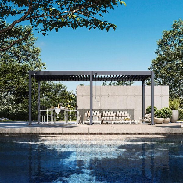 Gardenson Pergola Trumpf, Antracit, 3x6m