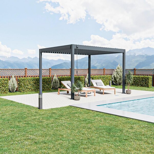 Gardenson Pergola Trumpf, Antracit, 3x4m