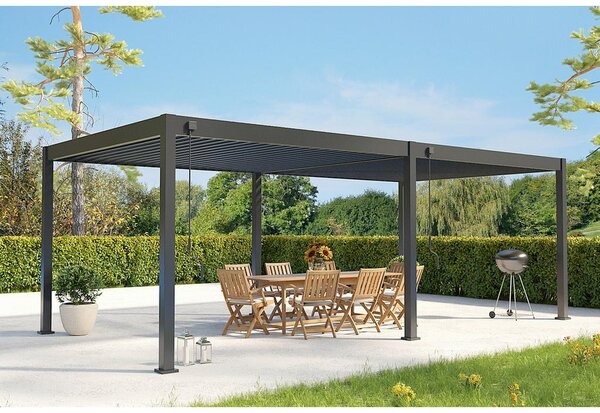 Gardenson Pergola Superior, Antracit, 3,6x7,2m