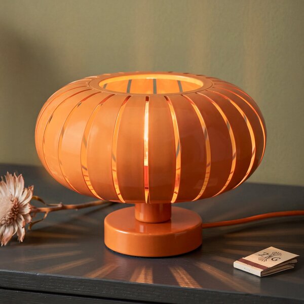 OSRAM namizna svetilka Decor Flora, oranžna, Ø 28 cm, E27, Oranžna, Dnevna soba / jedilnica, Kovina, Mladostno bivanje