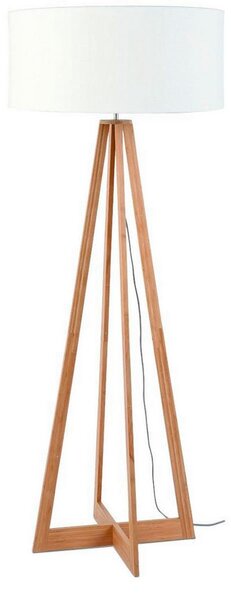 Good & Mojo Stoječa Svetilka Everest, Bela, Bambus