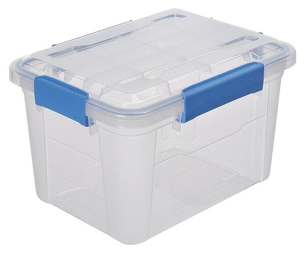 Zaboj za shranjevanje (Do x Š x V: 38,2 x 28,8 x 24,3 cm, Plastika)