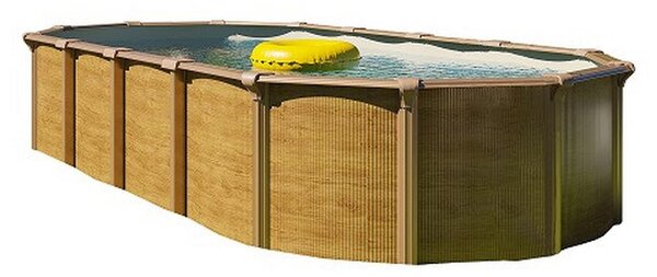 Mömax Bazen Woody De Luxe Supreme, Peščeni Filter, 610x360cm