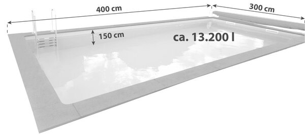 Mömax Bazen Kwad, Peščeni Filter, 400x300cm