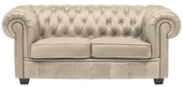 CHESTERFIELD ZOFA, krem barve tekstil